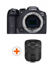 Kamera bez ogledala Canon - EOS R7, Black + Objektiv Canon - RF 85mm f/2 Macro IS STM